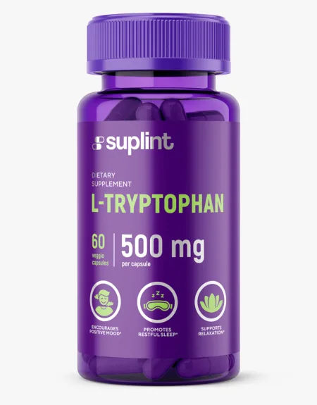 L-Tryptophane, 60 gélules - l tryptophan png