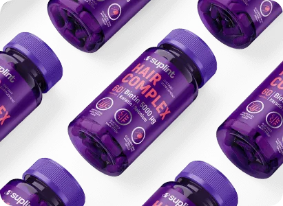 Complejo Capilar, 60 cápsulas - small diagonal hair complex png