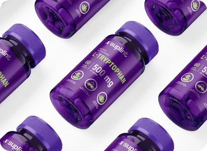 L-Tryptophane, 60 gélules - small diagonal l tryptophan png