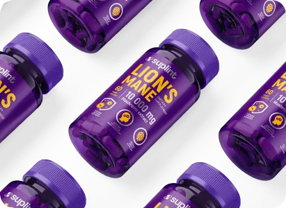 Criniera di Leone, 60 capsule - small diagonal lion s mane png