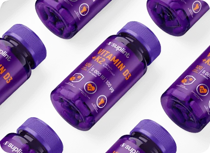 Vitamina D3+K2, 120 capsule - small diagonal vitamin d k png