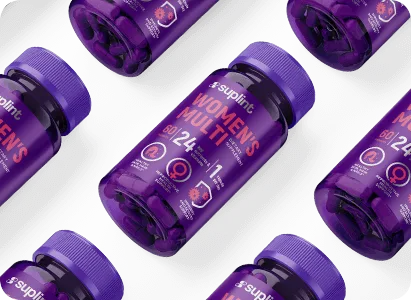 Complexe Multivitaminé pour Femmes, 60 gélules - small diagonal women s multi png